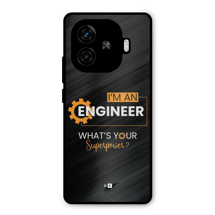 Engineer Superpower Metal Back Case for iQOO Z9 Turbo