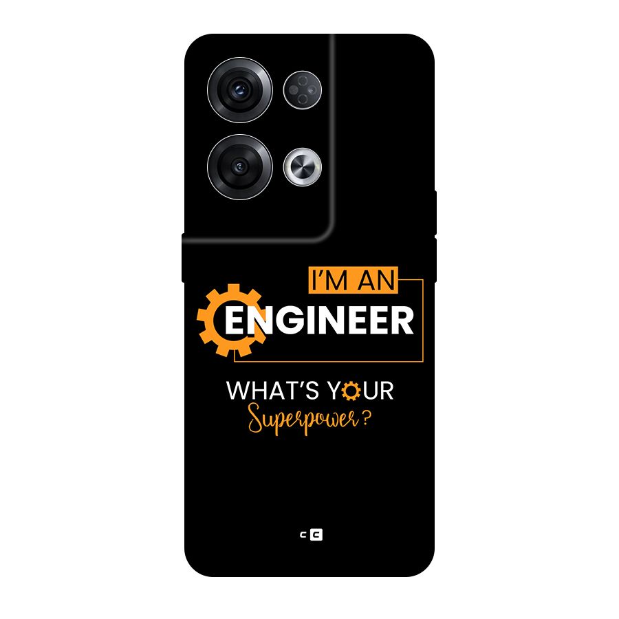 Engineer Superpower Original Polycarbonate Back Case for Oppo Reno8 Pro 5G