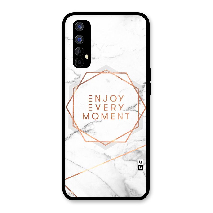 Enjoy Every Moment Glass Back Case for Realme Narzo 20 Pro