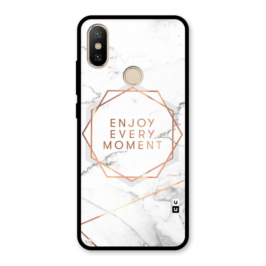 Enjoy Every Moment Glass Back Case for Redmi A2