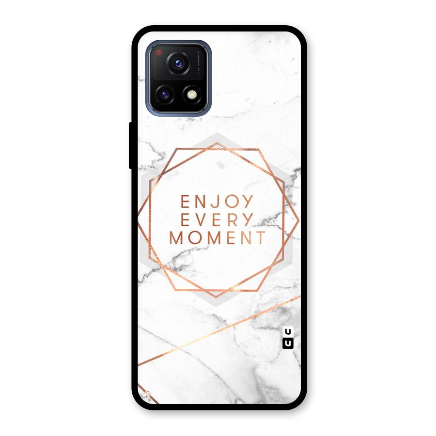 Enjoy Every Moment Glass Back Case for Vivo Y72 5G