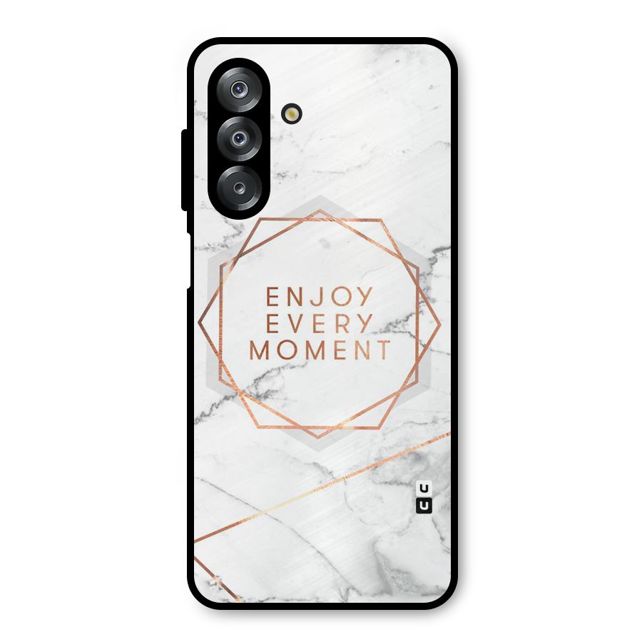 Enjoy Every Moment Metal Back Case for Galaxy A26