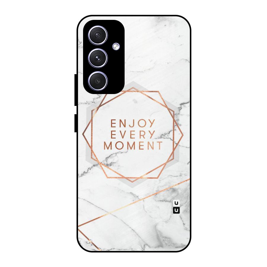 Enjoy Every Moment Metal Back Case for Galaxy A54
