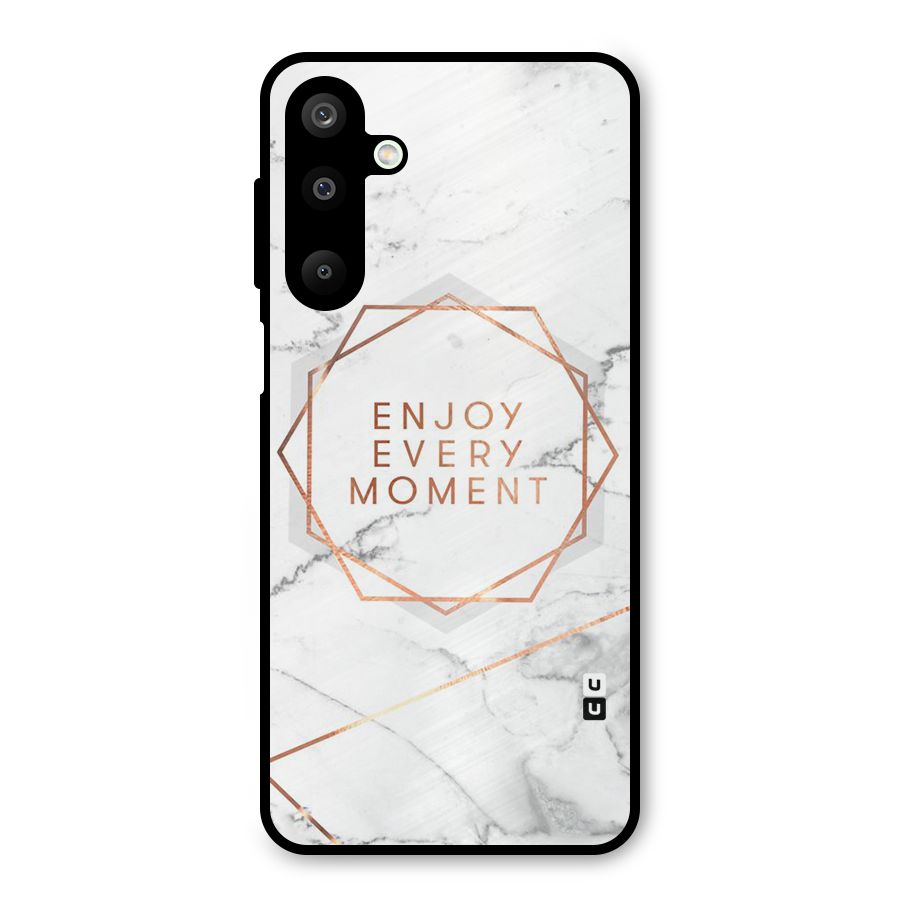 Enjoy Every Moment Metal Back Case for Galaxy M16