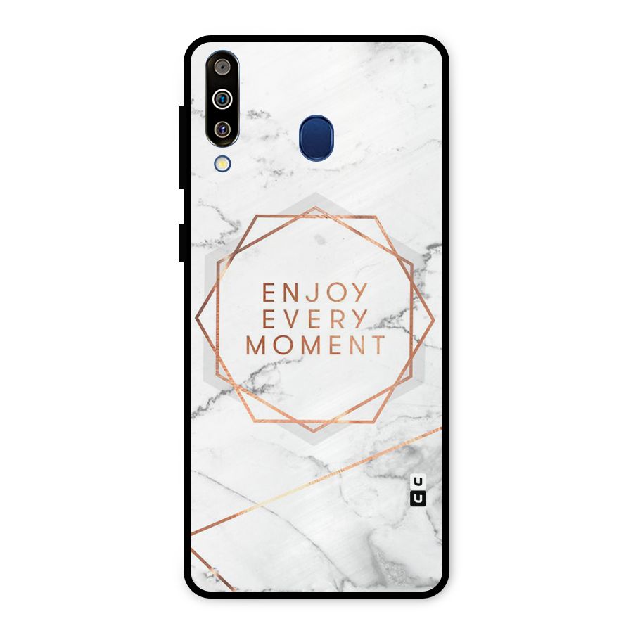 Enjoy Every Moment Metal Back Case for Galaxy M30