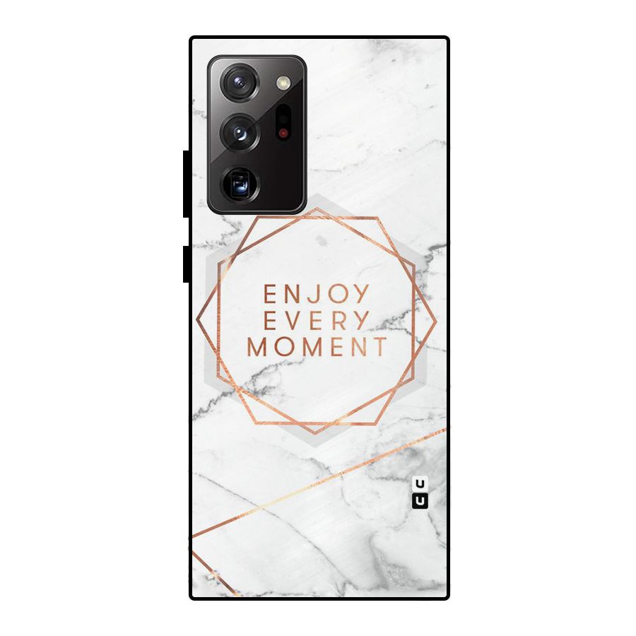 Enjoy Every Moment Metal Back Case for Galaxy Note 20 Ultra