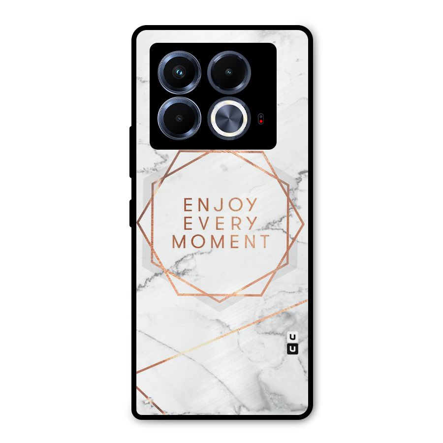 Enjoy Every Moment Metal Back Case for Infinix Note 40 5G