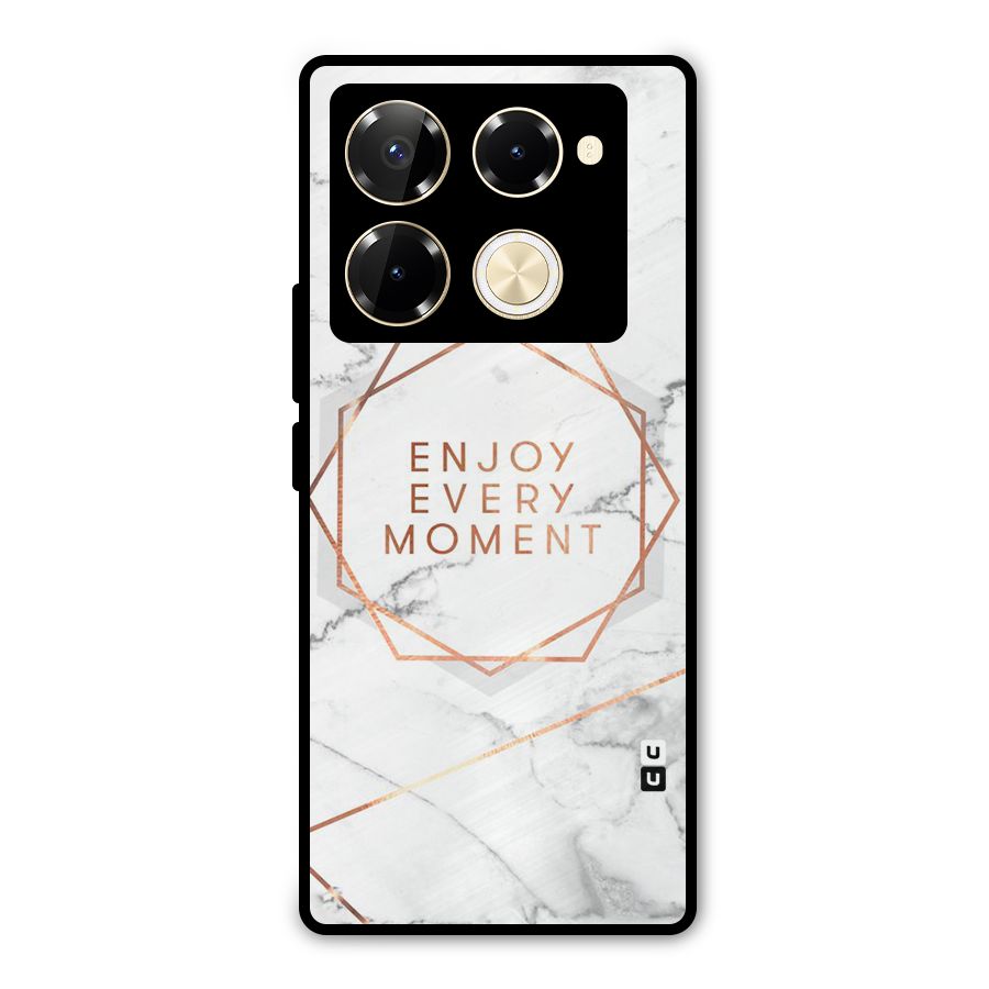 Enjoy Every Moment Metal Back Case for Infinix Note 40 Pro Plus