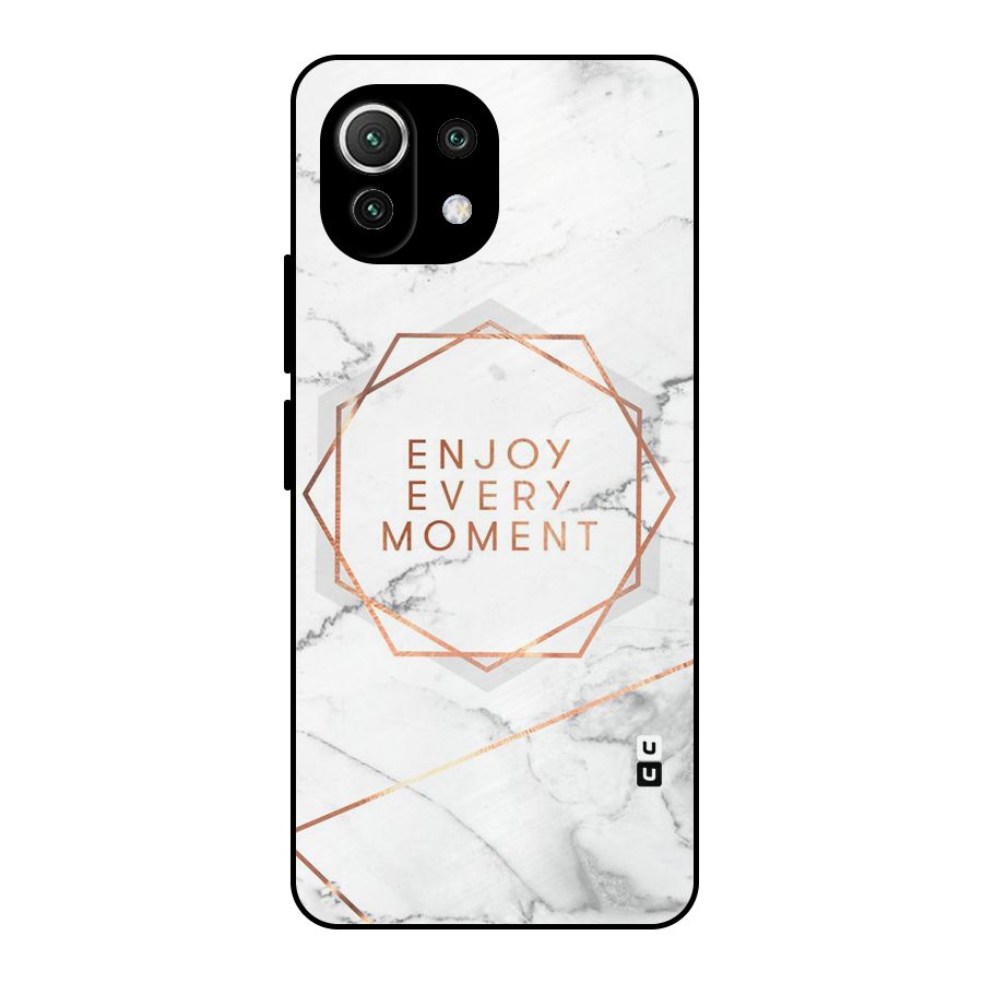 Enjoy Every Moment Metal Back Case for Mi 11 Lite NE 5G