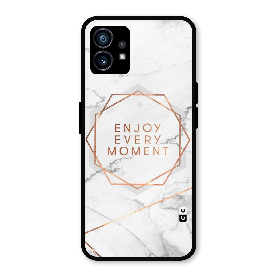 Enjoy Every Moment Metal Back Case for Nothing Phone 1