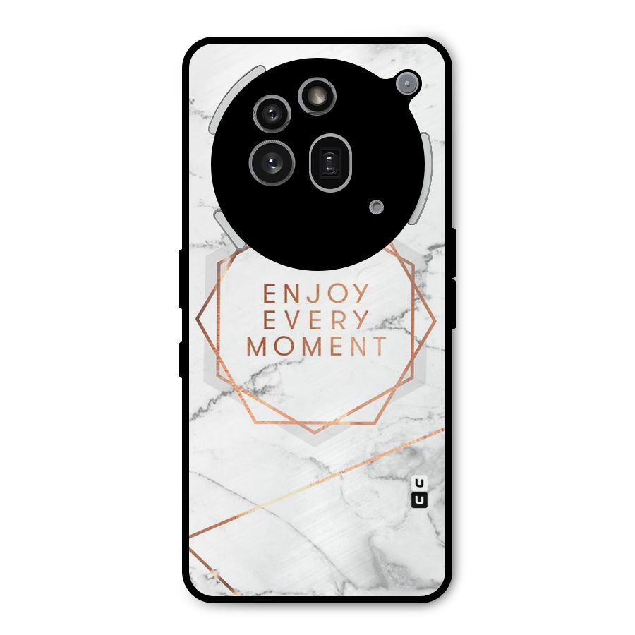 Enjoy Every Moment Metal Back Case for Nothing Phone 3a Pro
