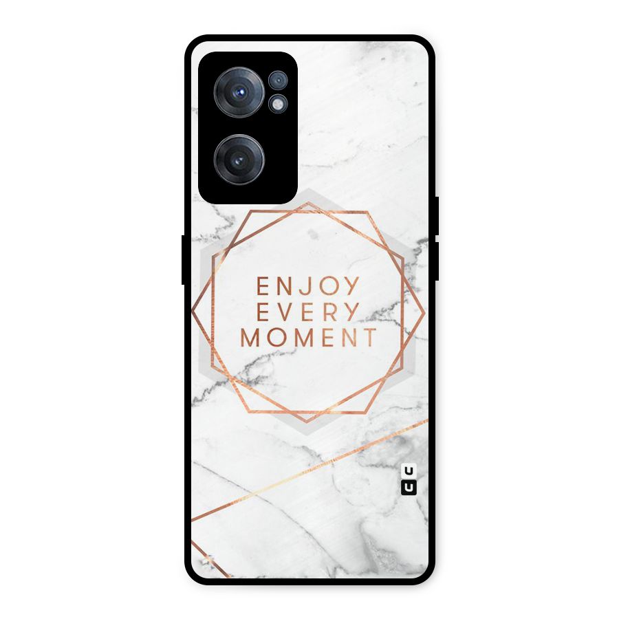 Enjoy Every Moment Metal Back Case for OnePlus Nord CE 2 5G