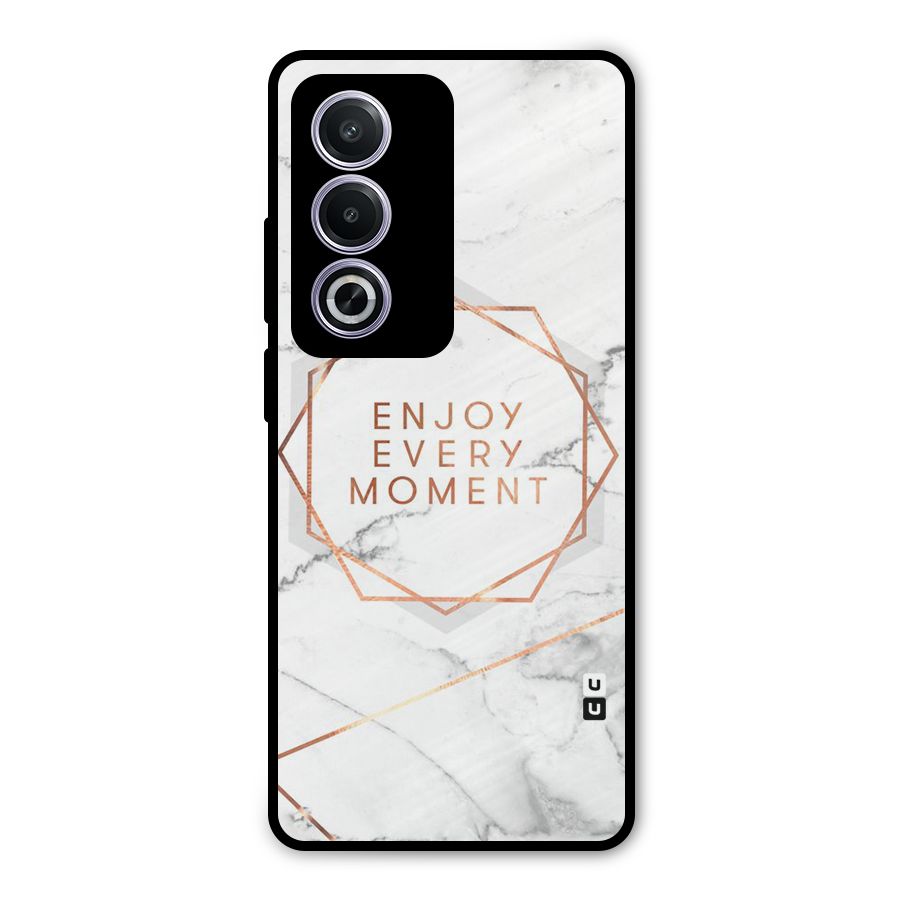 Enjoy Every Moment Metal Back Case for Oppo A3 Pro