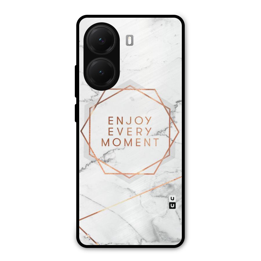 Enjoy Every Moment Metal Back Case for Poco X7 Pro