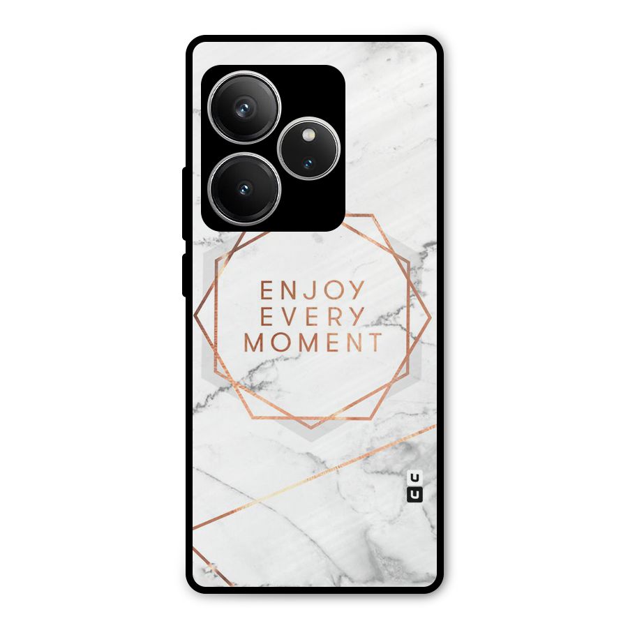 Enjoy Every Moment Metal Back Case for Realme GT 6