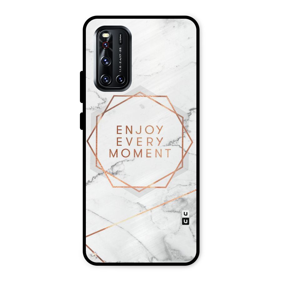 Enjoy Every Moment Metal Back Case for Vivo V19