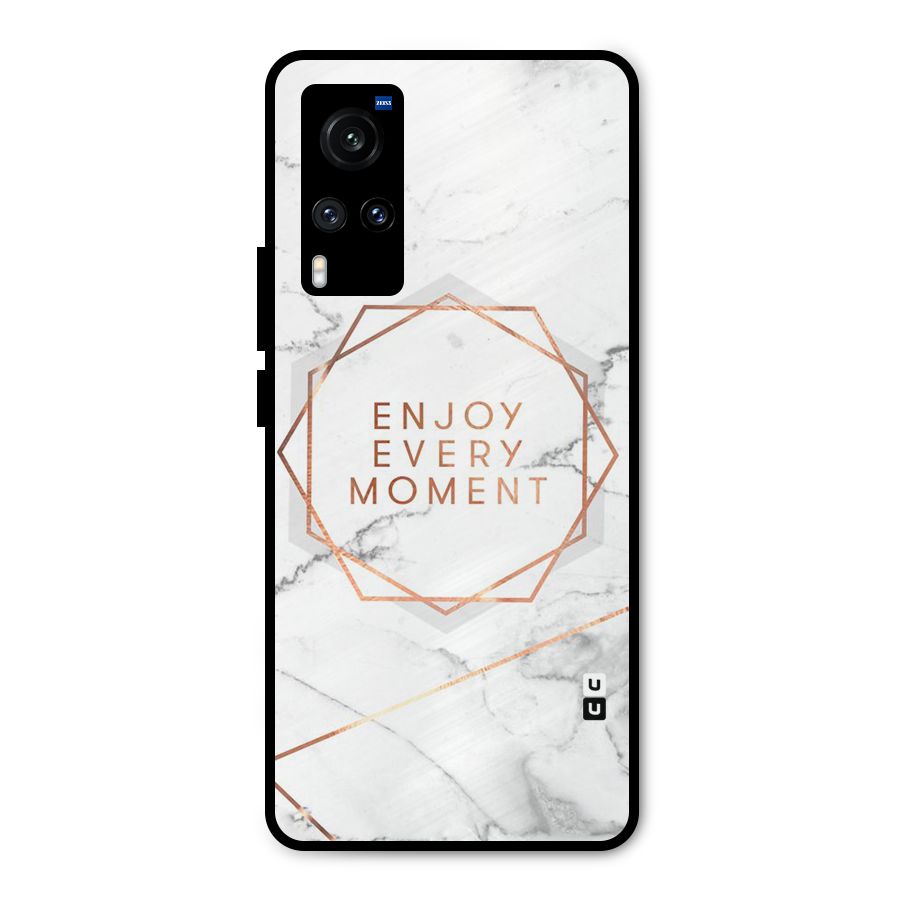 Enjoy Every Moment Metal Back Case for Vivo X60
