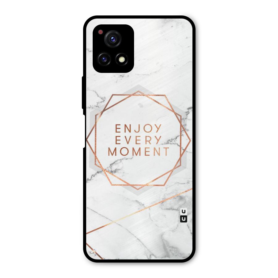 Enjoy Every Moment Metal Back Case for Vivo Y72 5G