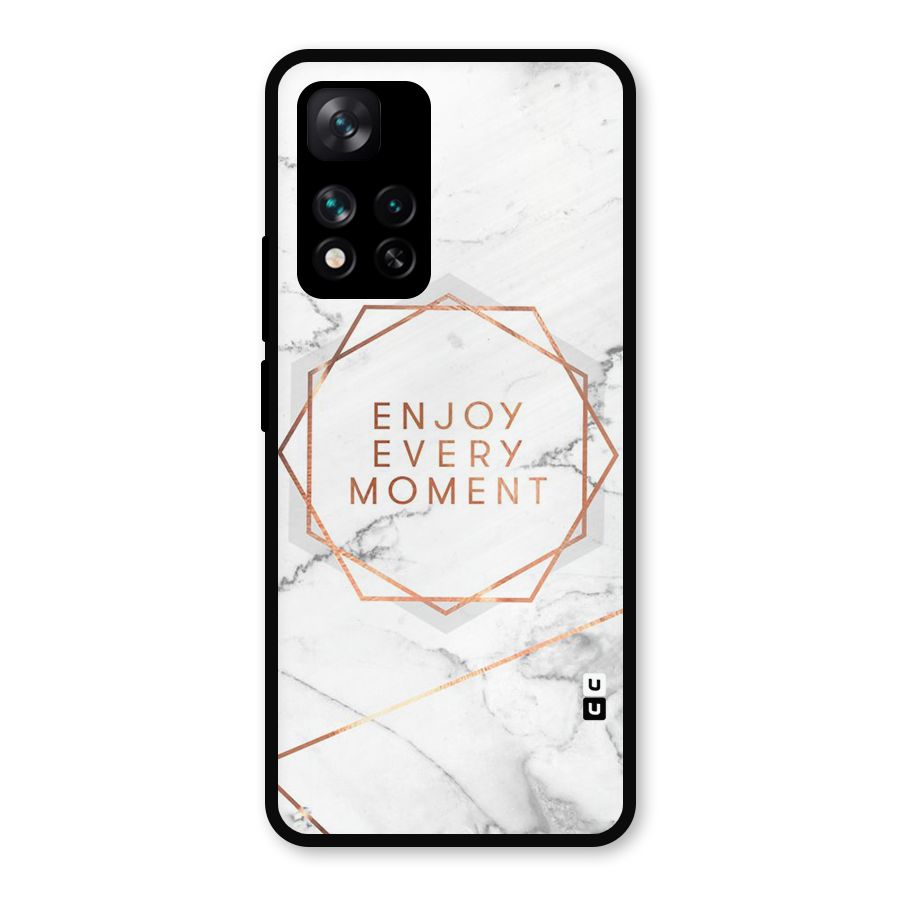 Enjoy Every Moment Metal Back Case for Xiaomi 11i Hypercharge 5G