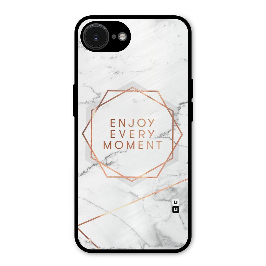 Enjoy Every Moment Metal Back Case for iPhone 16e