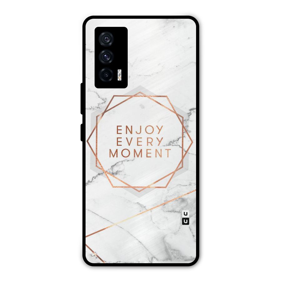 Enjoy Every Moment Metal Back Case for iQOO 7 5G