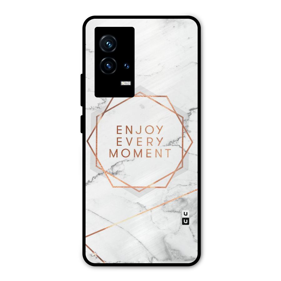 Enjoy Every Moment Metal Back Case for iQOO 9 5G
