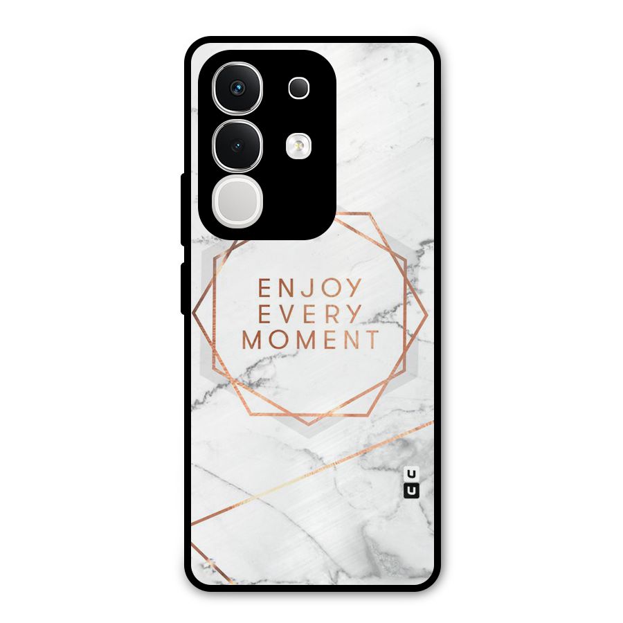 Enjoy Every Moment Metal Back Case for iQOO Z10x
