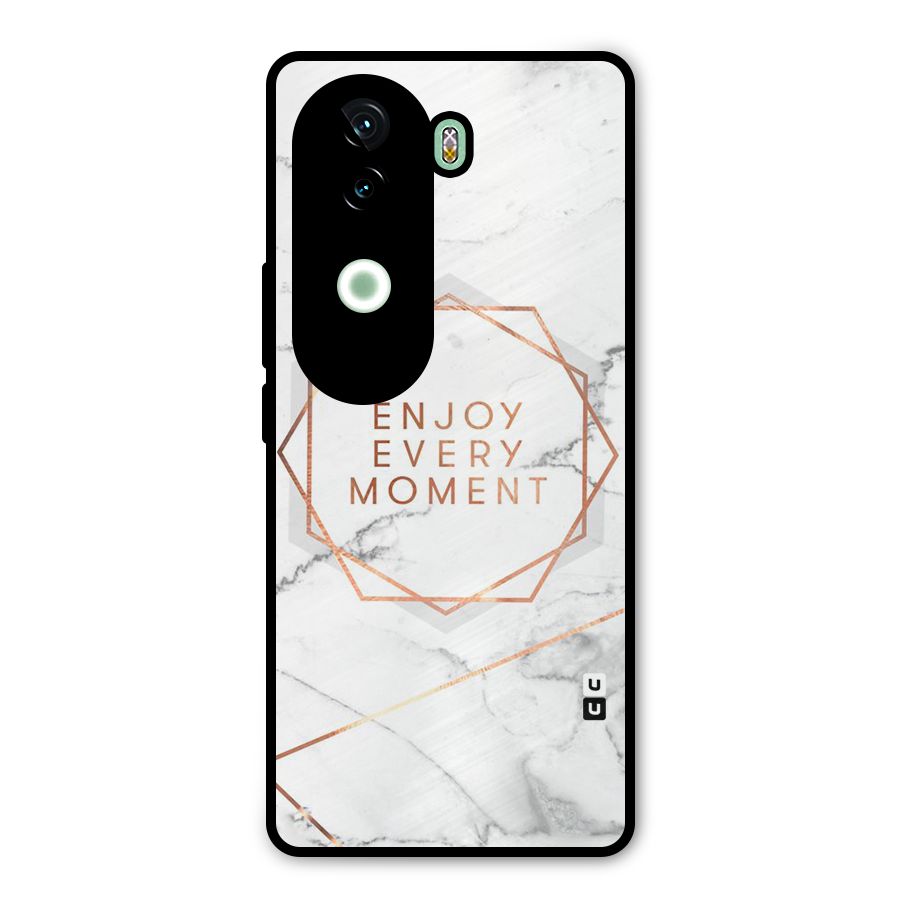 Enjoy Every Moment Metal Back Case for iQOO Z9s