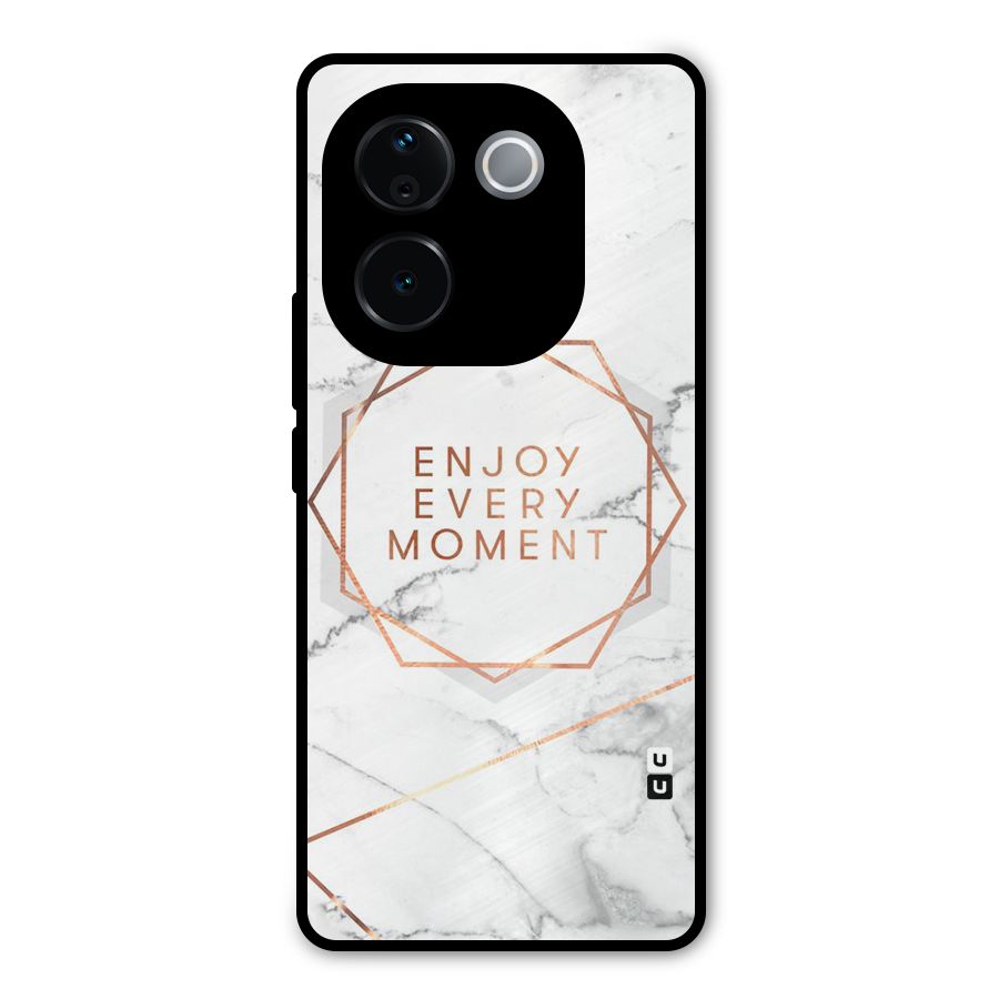 Enjoy Every Moment Metal Back Case for iQOO Z9s Pro