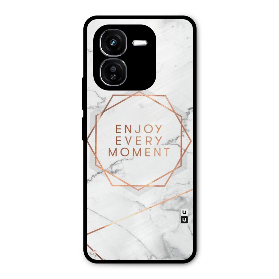 Enjoy Every Moment Metal Back Case for iQOO Z9x
