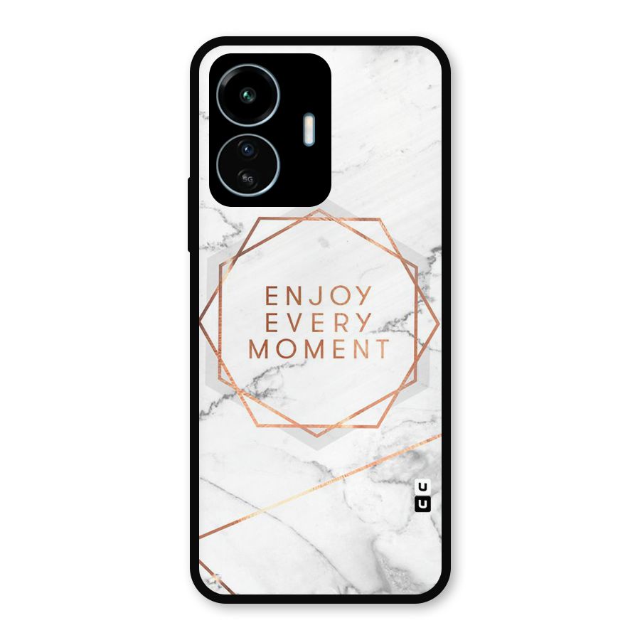 Enjoy Every Moment Metal Back Case for vivo iQOO Z6 Lite 5G