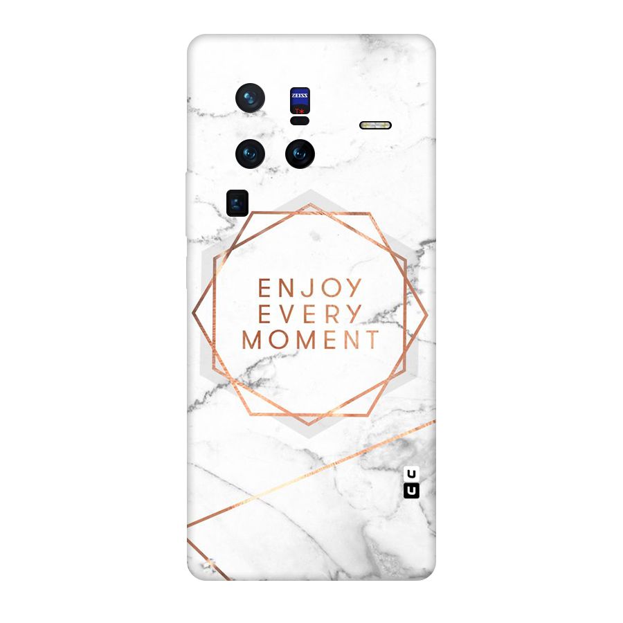 Enjoy Every Moment Original Polycarbonate Back Case for Vivo X80