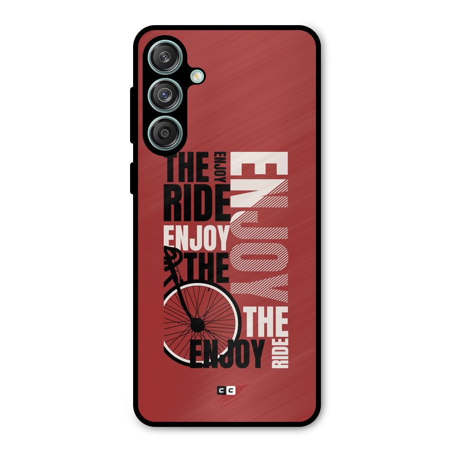 Enjoy The Ride Metal Back Case for Galaxy M55 5G