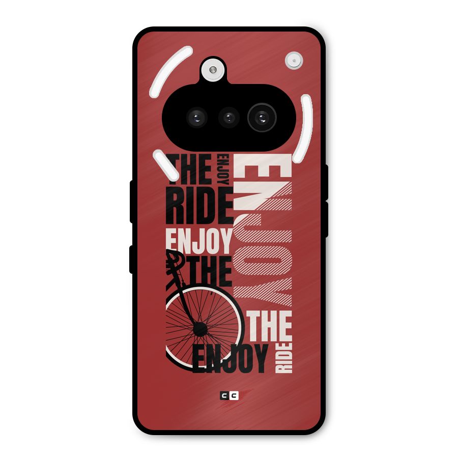 Enjoy The Ride Metal Back Case for Nothing Phone 3a