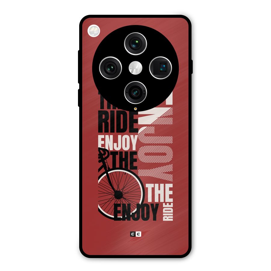 Enjoy The Ride Metal Back Case for Oppo Find X8 Pro