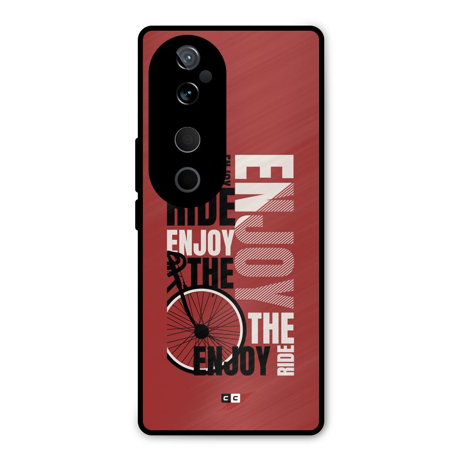 Enjoy The Ride Metal Back Case for Vivo T3 Ultra