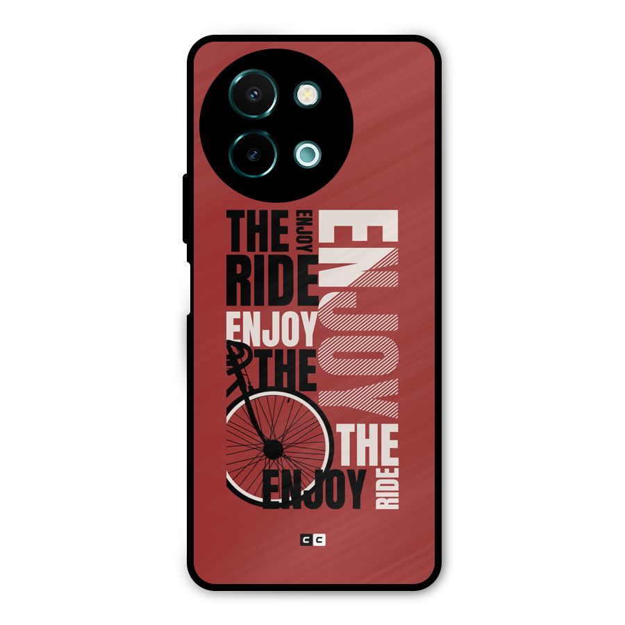 Enjoy The Ride Metal Back Case for Vivo Y58