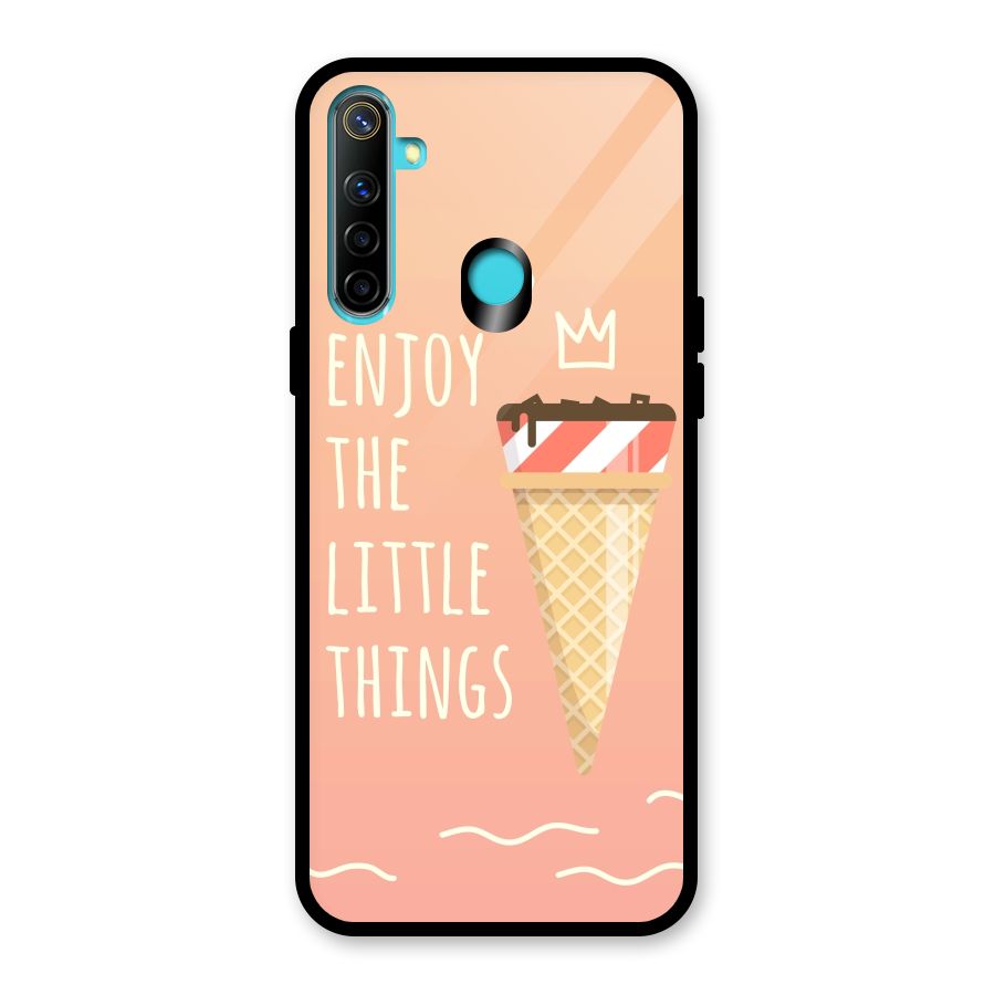 Enjoy the Little Things Glass Back Case for Realme Narzo 10