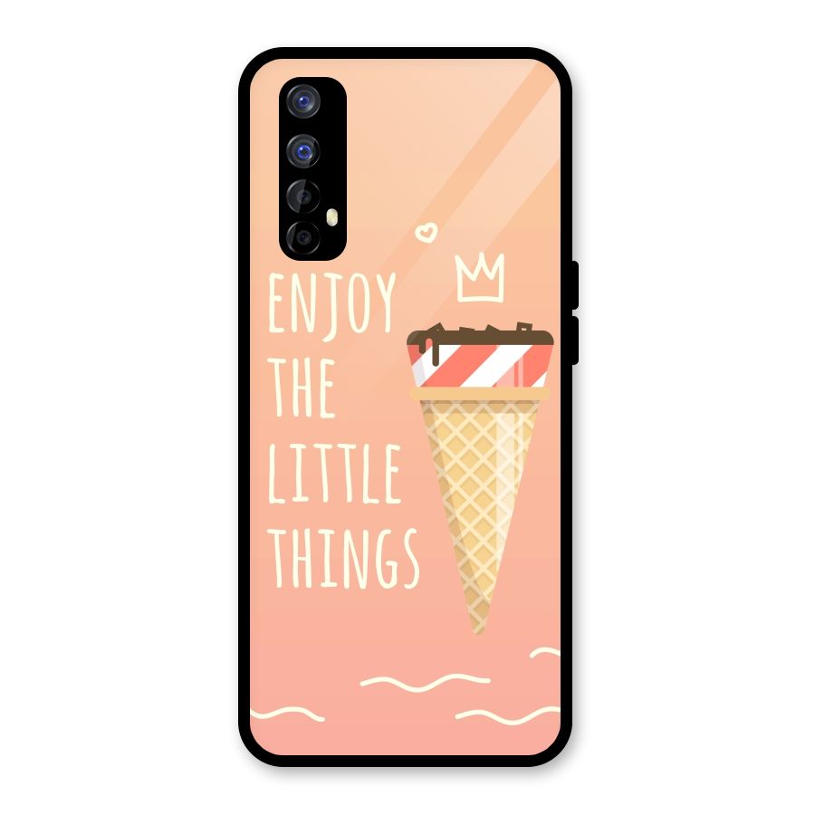Enjoy the Little Things Glass Back Case for Realme Narzo 20 Pro