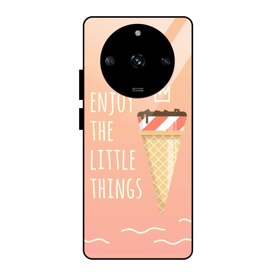 Enjoy the Little Things Glass Back Case for Realme Narzo 60 5G