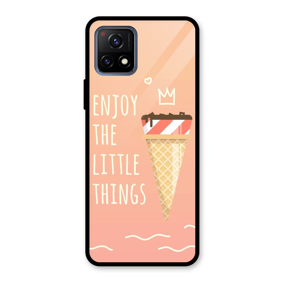 Enjoy the Little Things Glass Back Case for Vivo Y72 5G