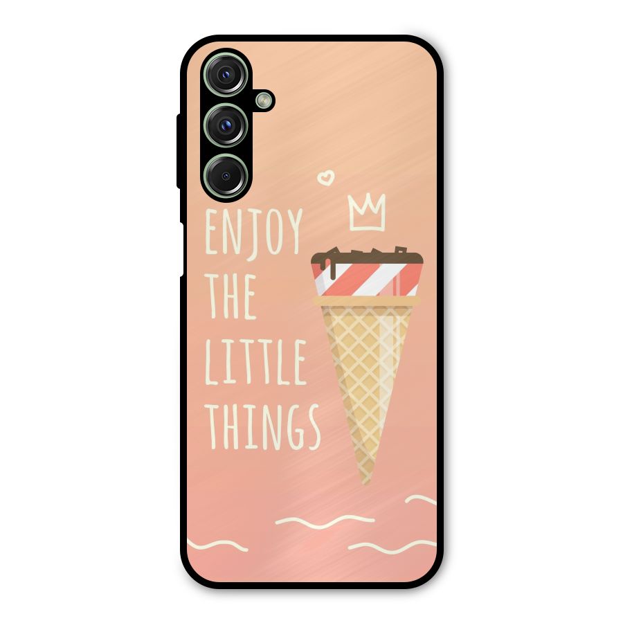 Enjoy the Little Things Metal Back Case for Galaxy M34