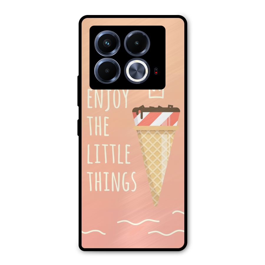 Enjoy the Little Things Metal Back Case for Infinix Note 40 5G