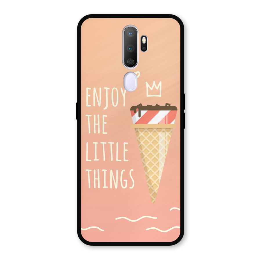 Enjoy the Little Things Metal Back Case for Oppo A9 (2020)