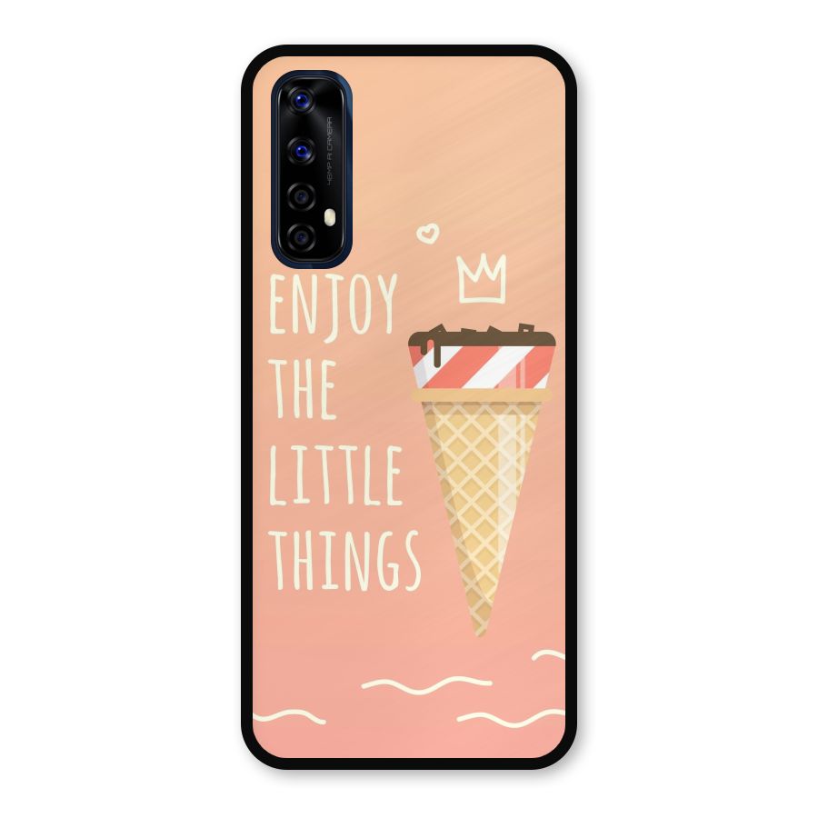 Enjoy the Little Things Metal Back Case for Realme 7
