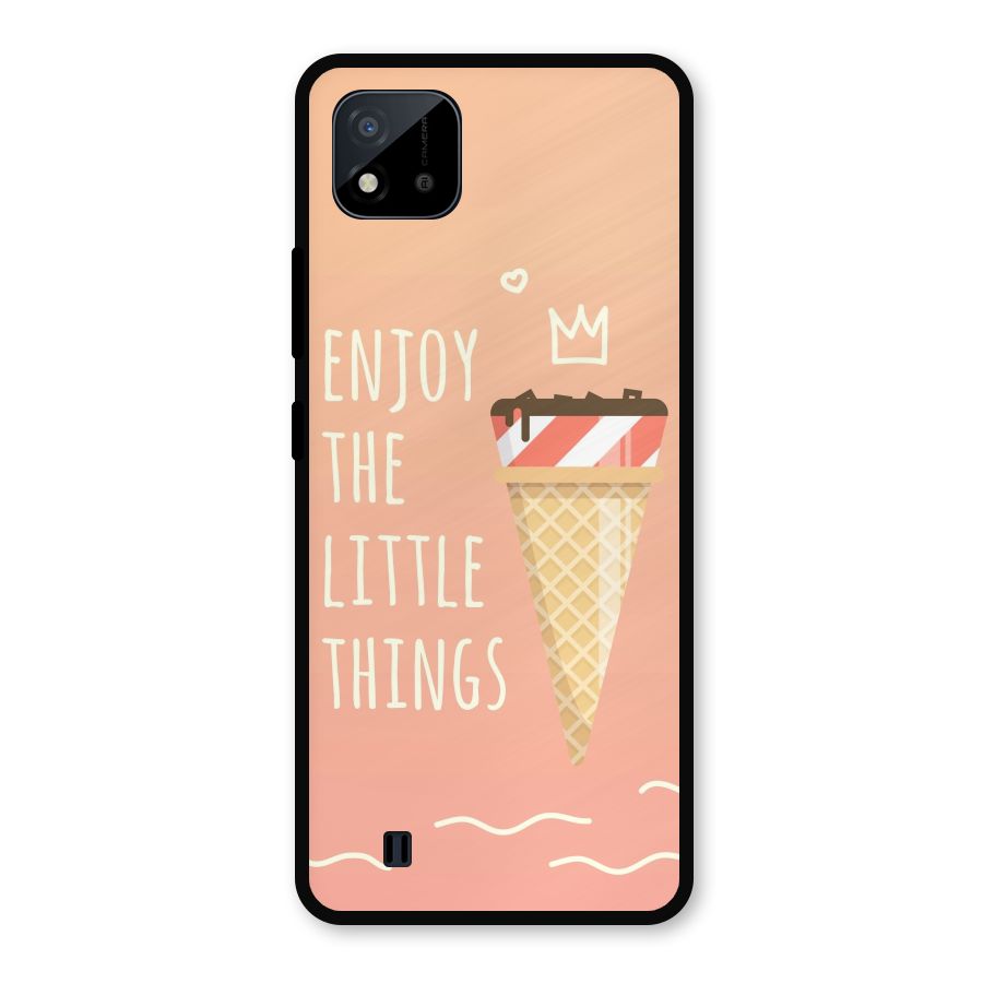 Enjoy the Little Things Metal Back Case for Realme C11 2021