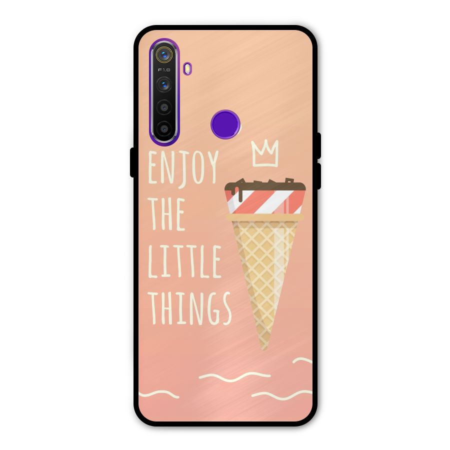Enjoy the Little Things Metal Back Case for Realme Narzo 10