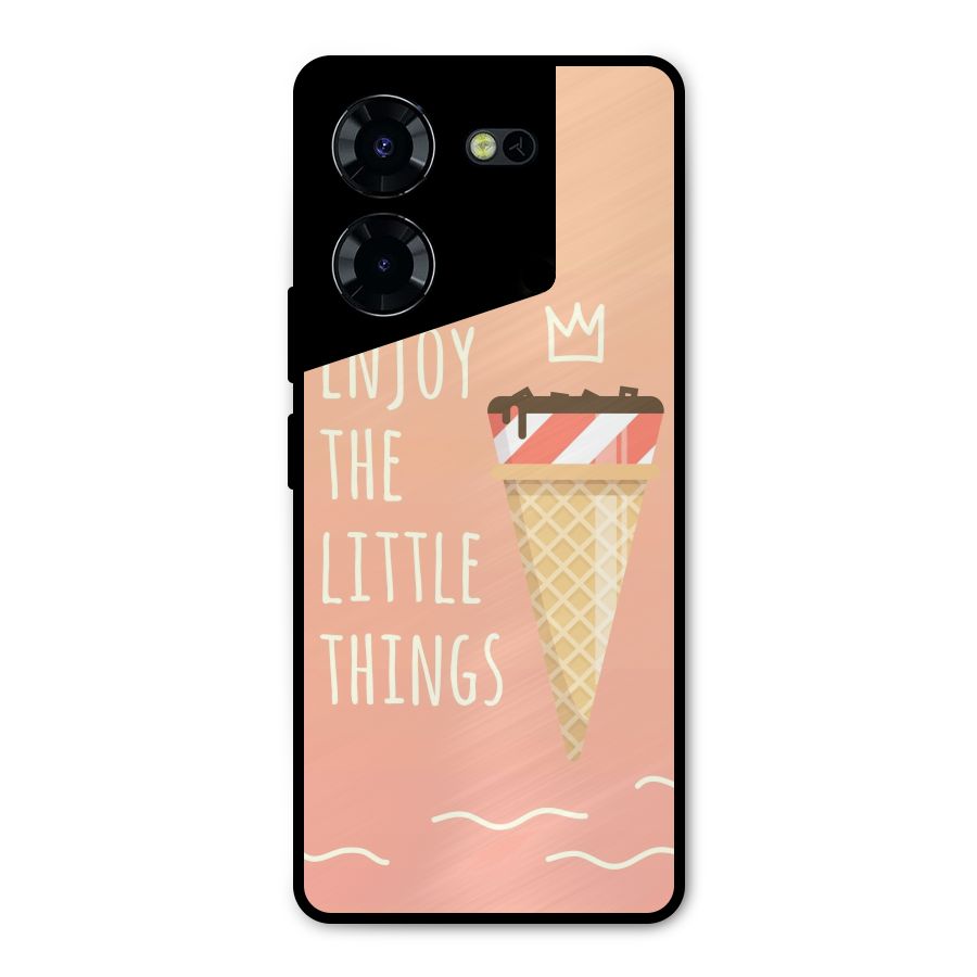 Enjoy the Little Things Metal Back Case for Tecno Pova 5 Pro 5G