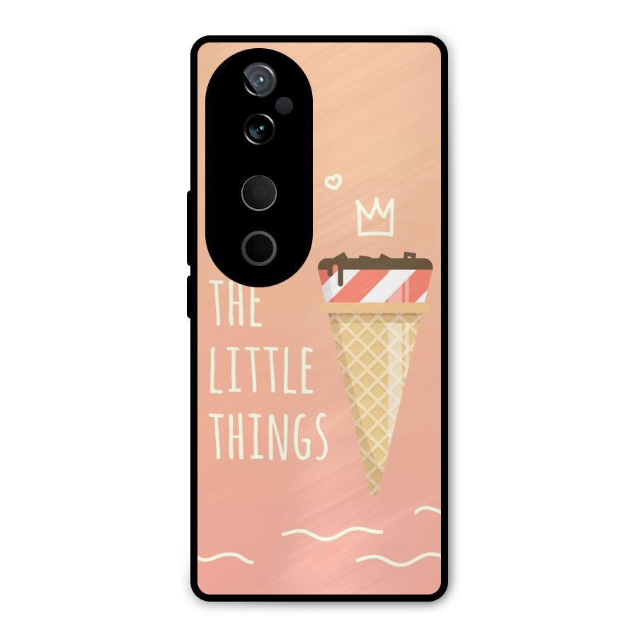 Enjoy the Little Things Metal Back Case for Vivo T3 Ultra