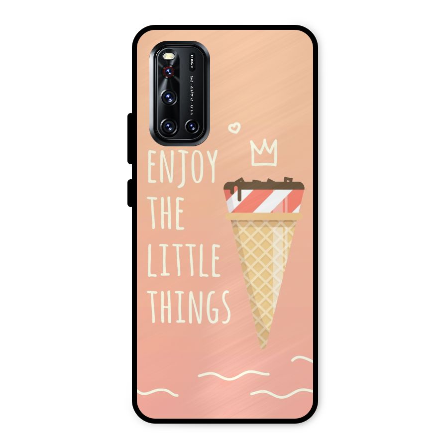 Enjoy the Little Things Metal Back Case for Vivo V19